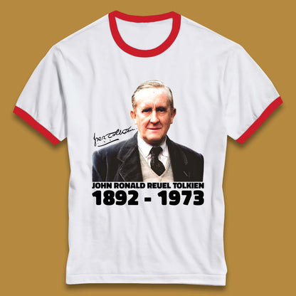 John Ronald Reuel Tolkien 1892-1973 Ringer T-Shirt