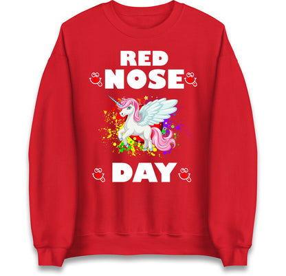 Unicorn Red Nose Day Jumper