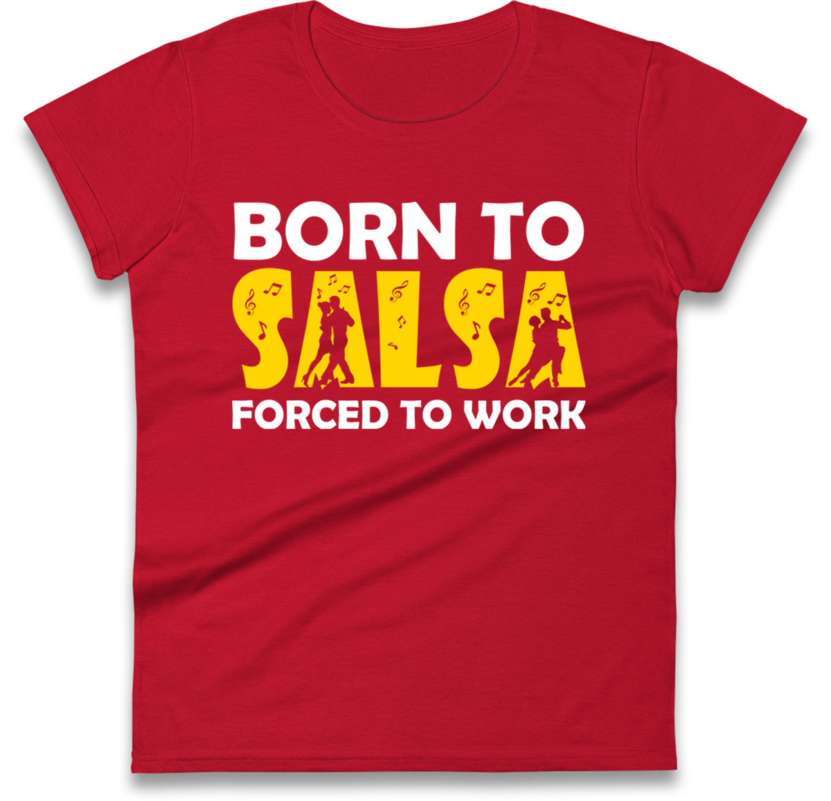 salsa dancing womens t shirt