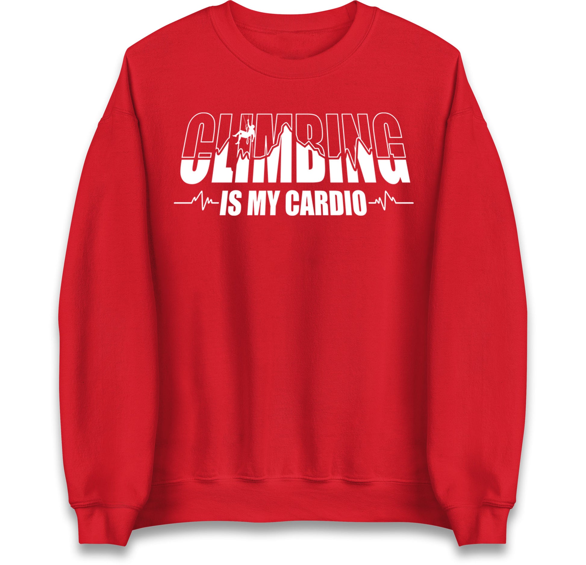 Climbing Is My Cardio Climbing Jumper