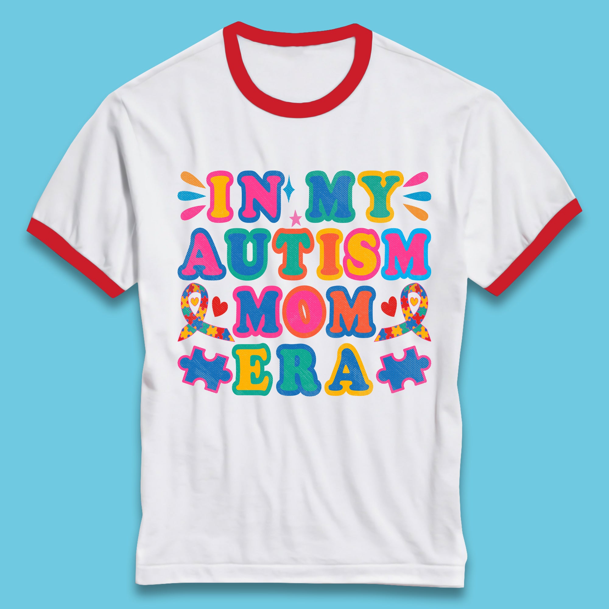 Autism Mama Ringer T-Shirt
