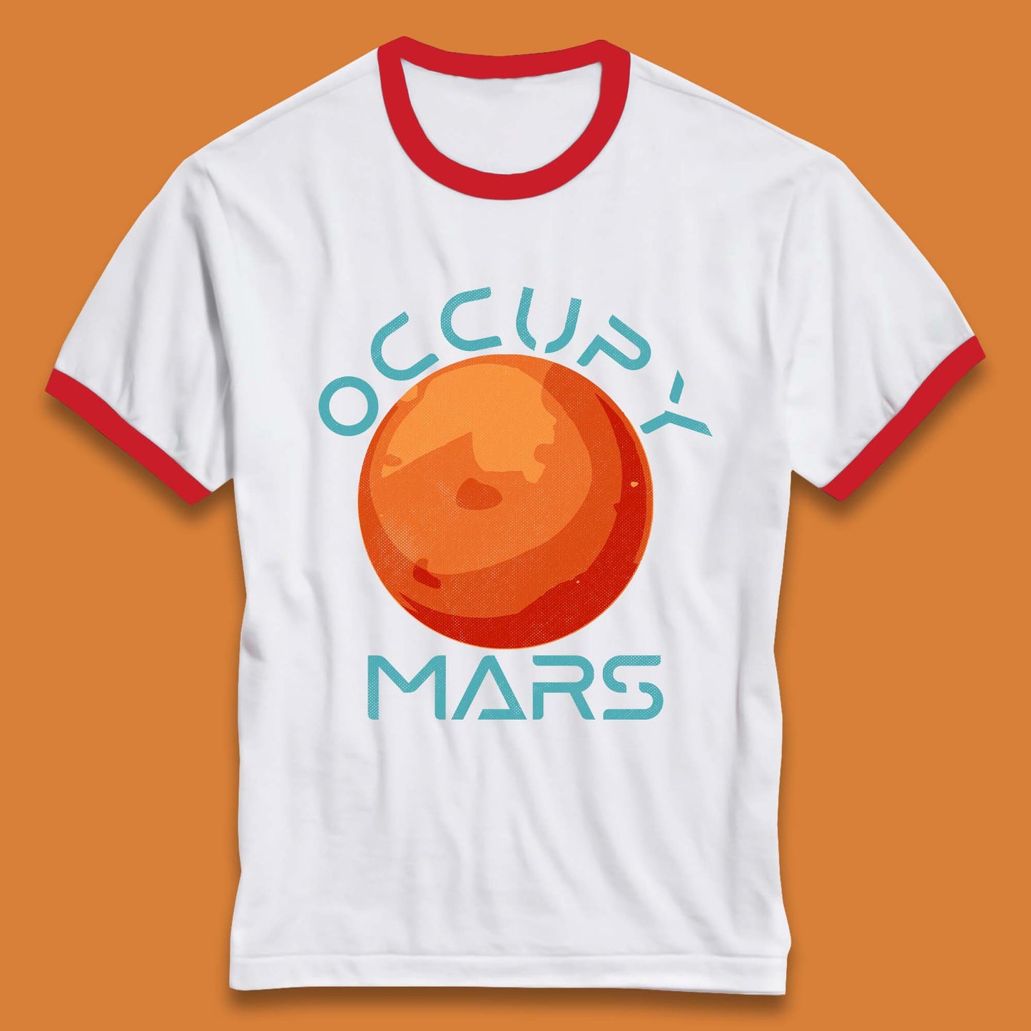 Occupy Mars Ringer T-Shirt