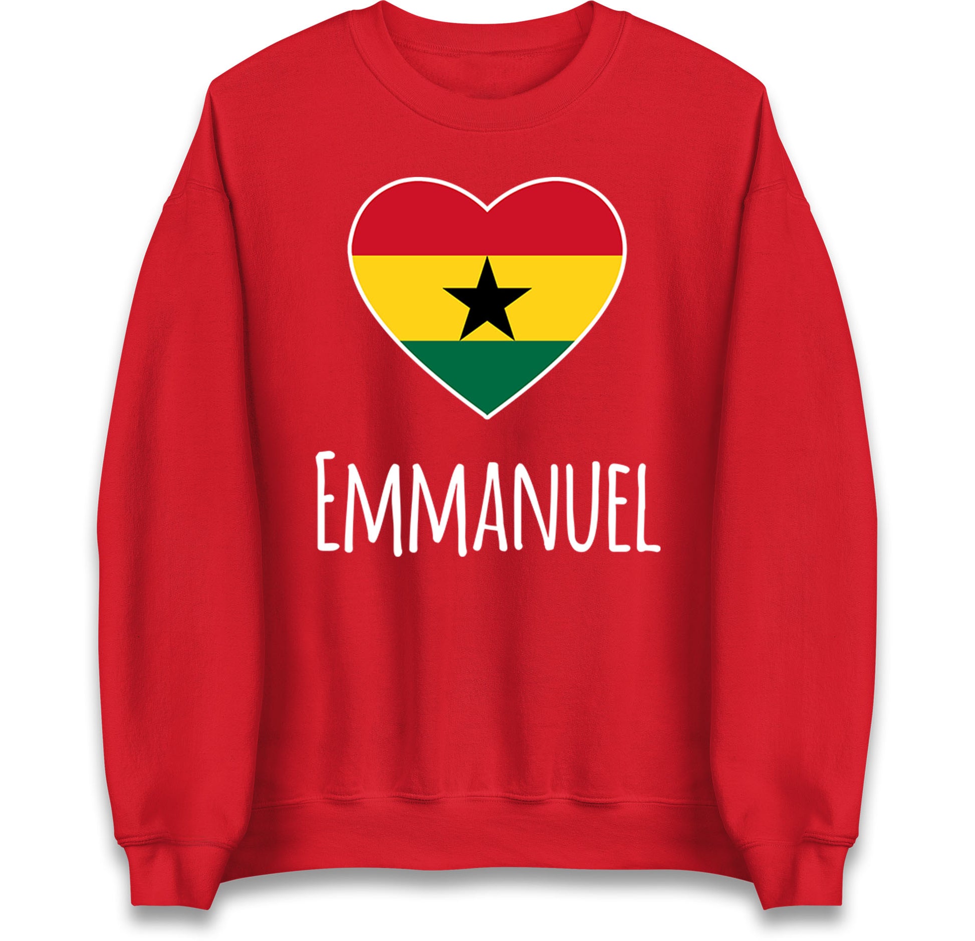 Ghana Heart Flag Jumper