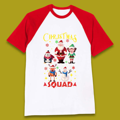 Christmas Squad Baseball T-Shirt