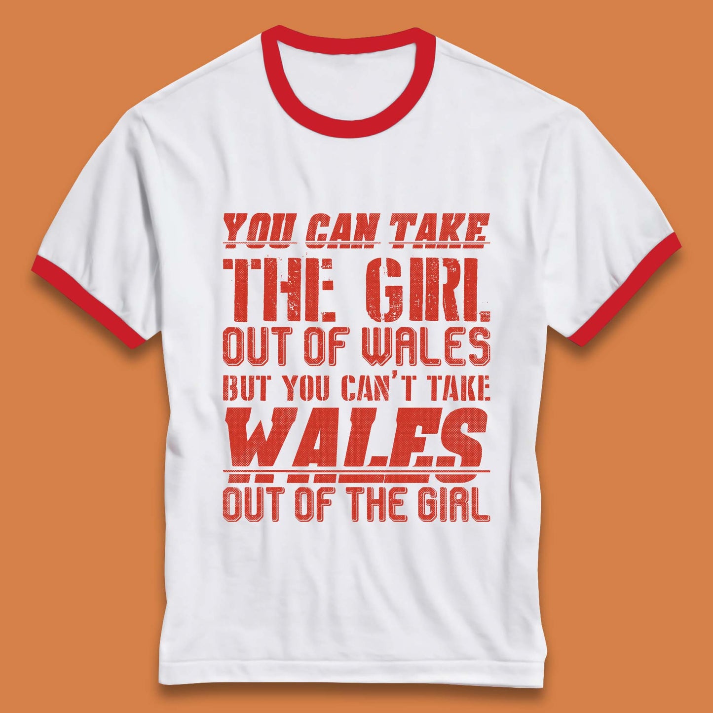 The Girl Out Of Wales Ringer T-Shirt