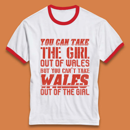 The Girl Out Of Wales Ringer T-Shirt