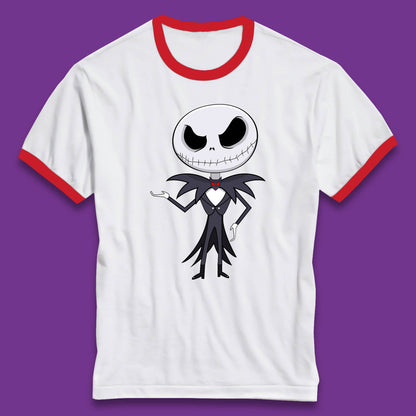jack skellington christmas ringer t shirt
