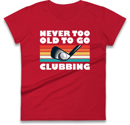 Golf Club Womens T Shirt