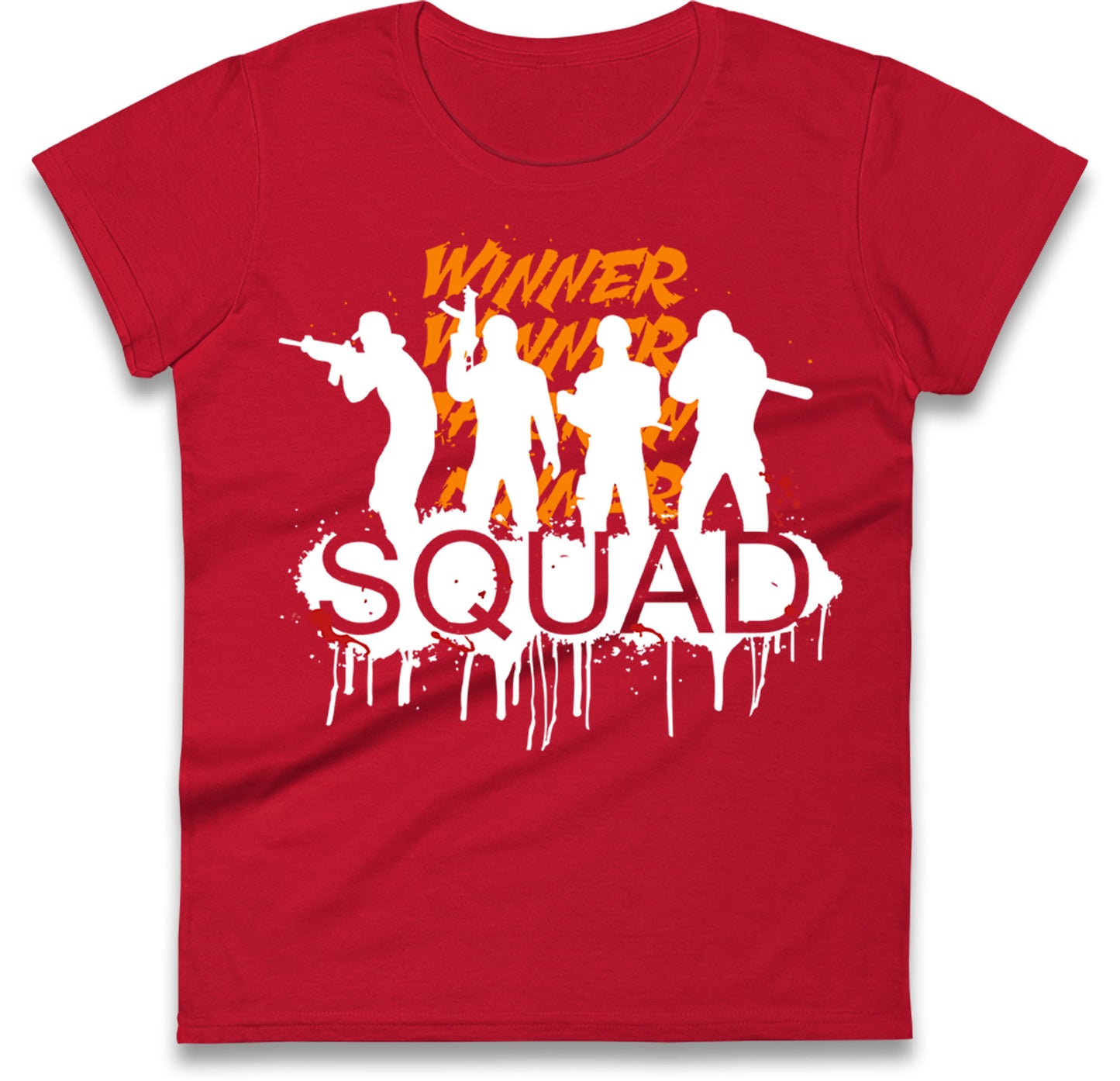 Pubg Squad Ladies T Shirt