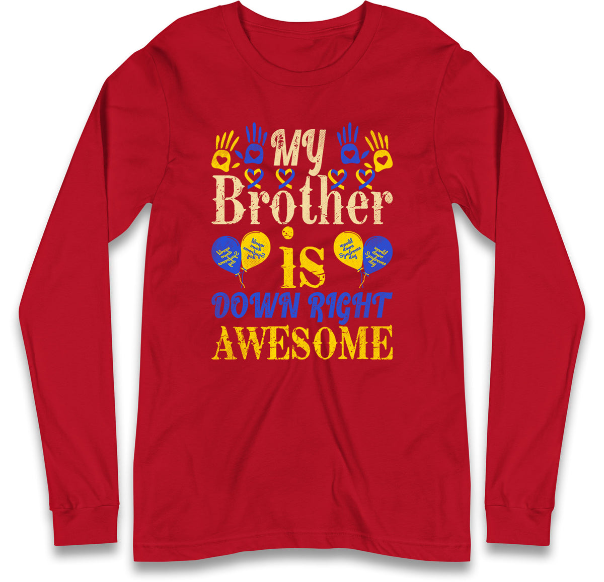 world down syndrome day long sleeve t shirt