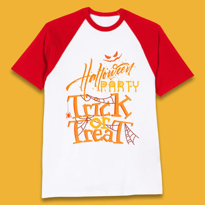Happy Halloween Trick Or Treat Horror Scary Spooky Vibes Baseball T Shirt