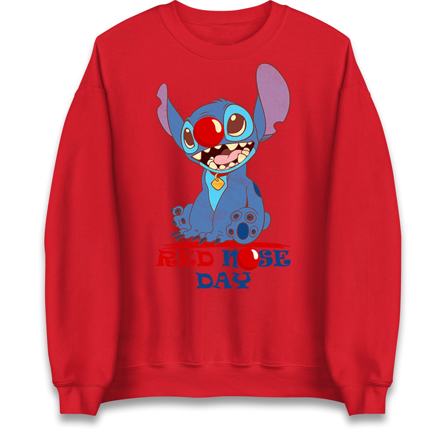 stitch red nose day jumper