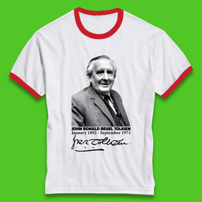 John Ronald Reuel Tolkien Signature Ringer T-Shirt
