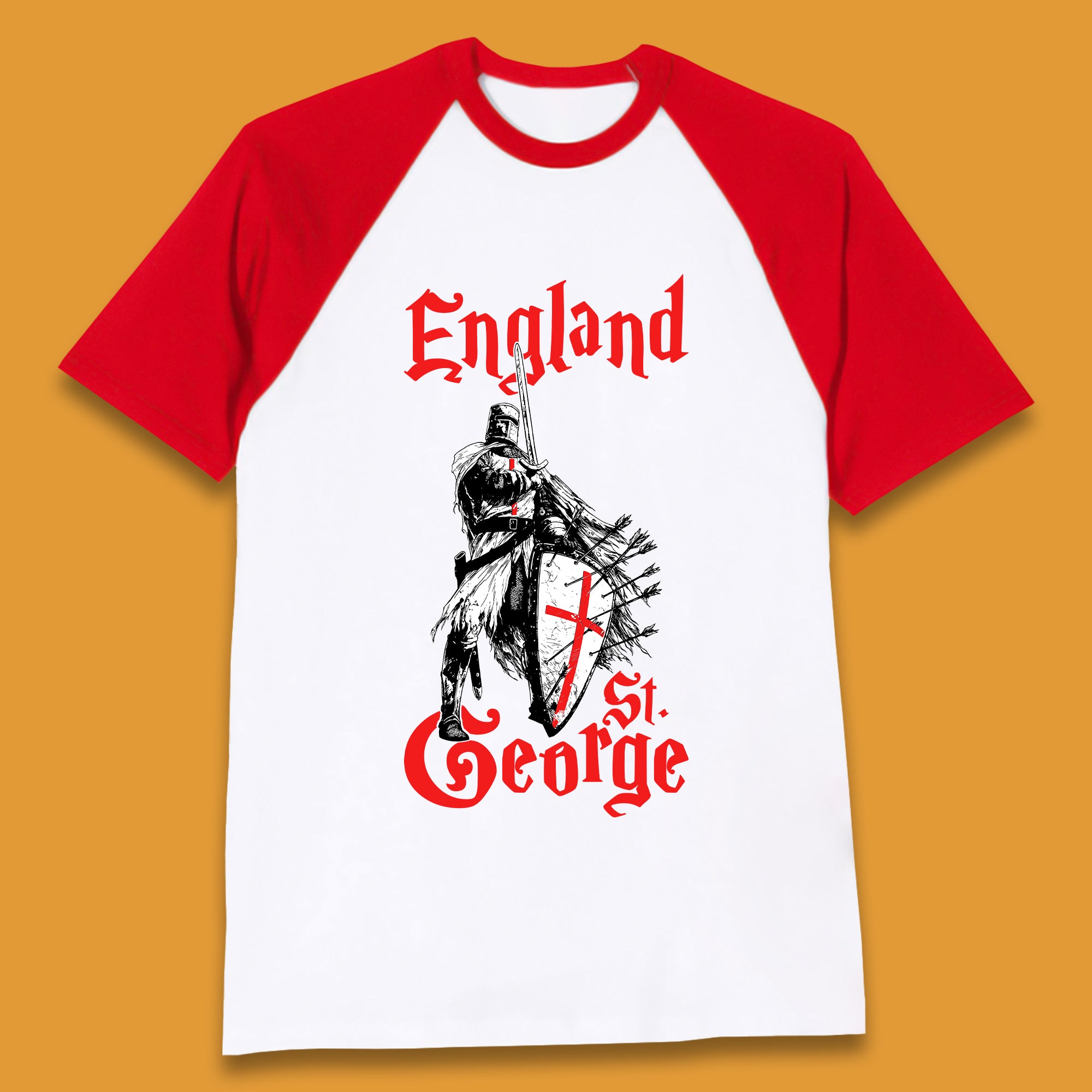 Saint George's Day Baseball T-Shirt