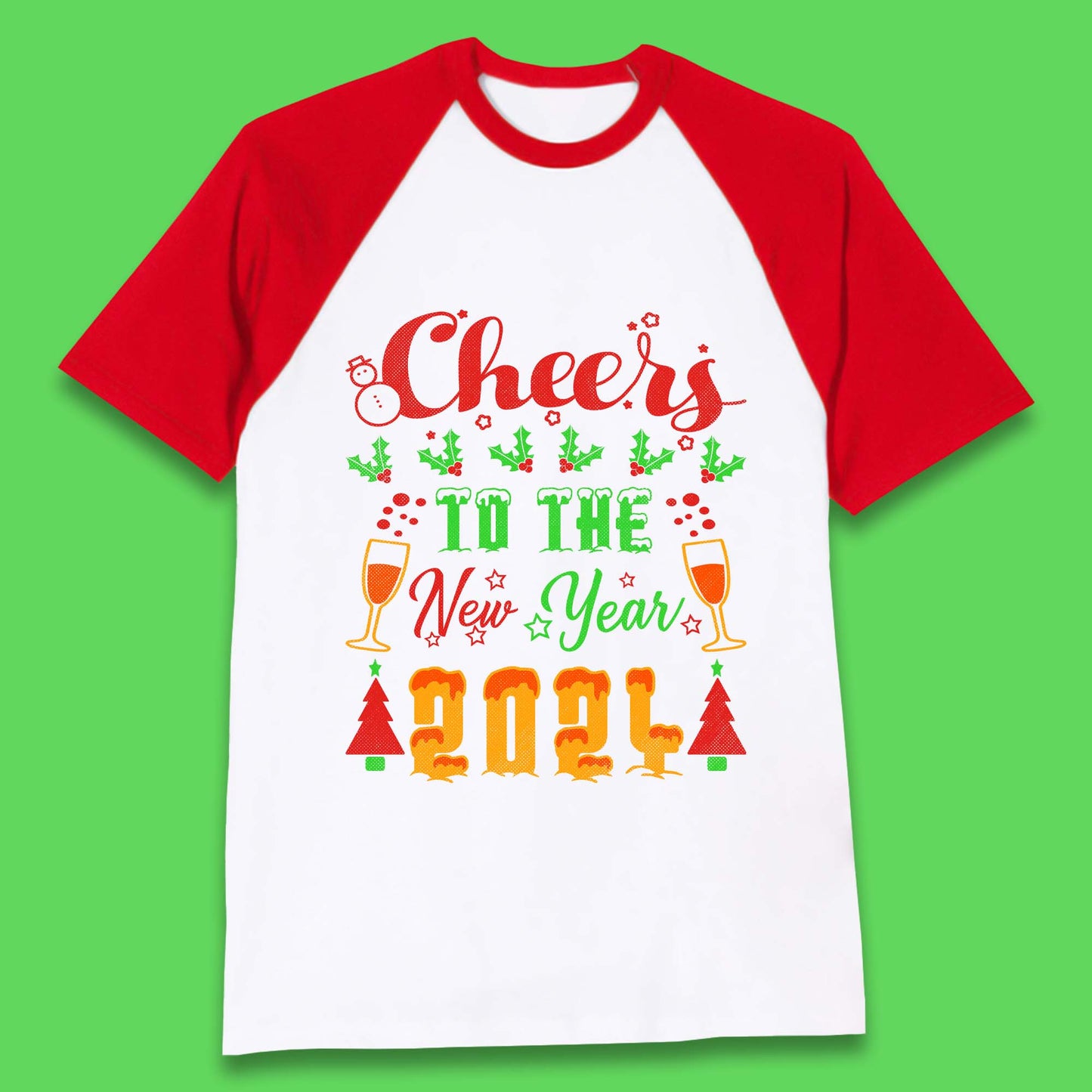 Cheers To The New Year 2024 Baseball T-Shirt
