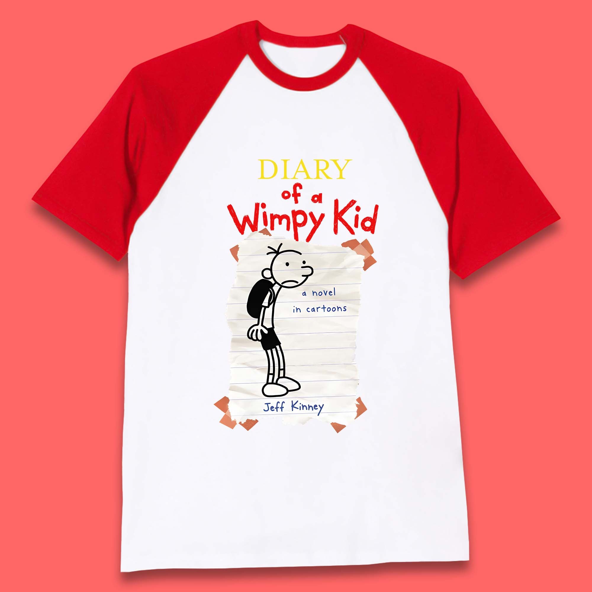 Diary Of A Wimpy Kid Book Day Baseball T-Shirt