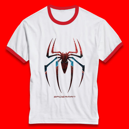 Spiderman Logo Amazing Spider Man Marvel Comics Character Superhero Marvel Avengers Spiderman Ringer T Shirt