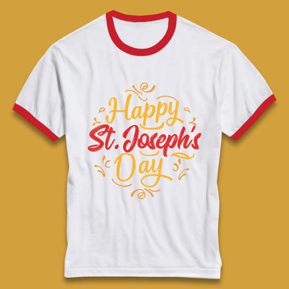 Happy St. Joseph's Day Ringer T-Shirt