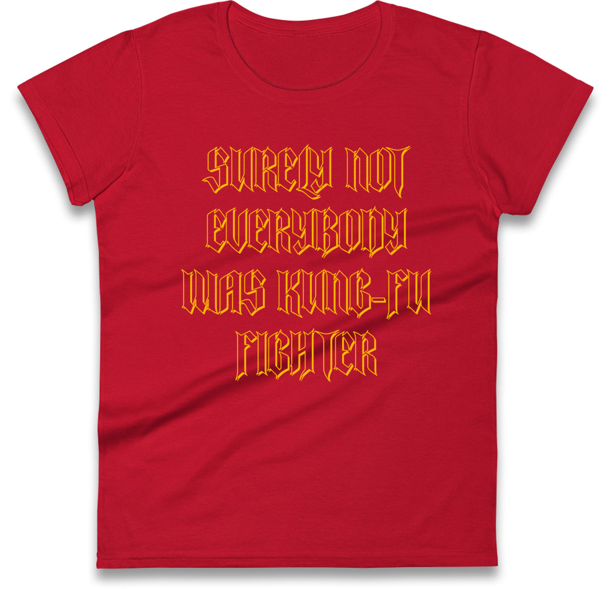 Kung Fu Fighter Womens T Shirt