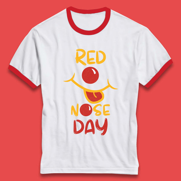 Red Nose Day Ringer Shirt for Sale UK