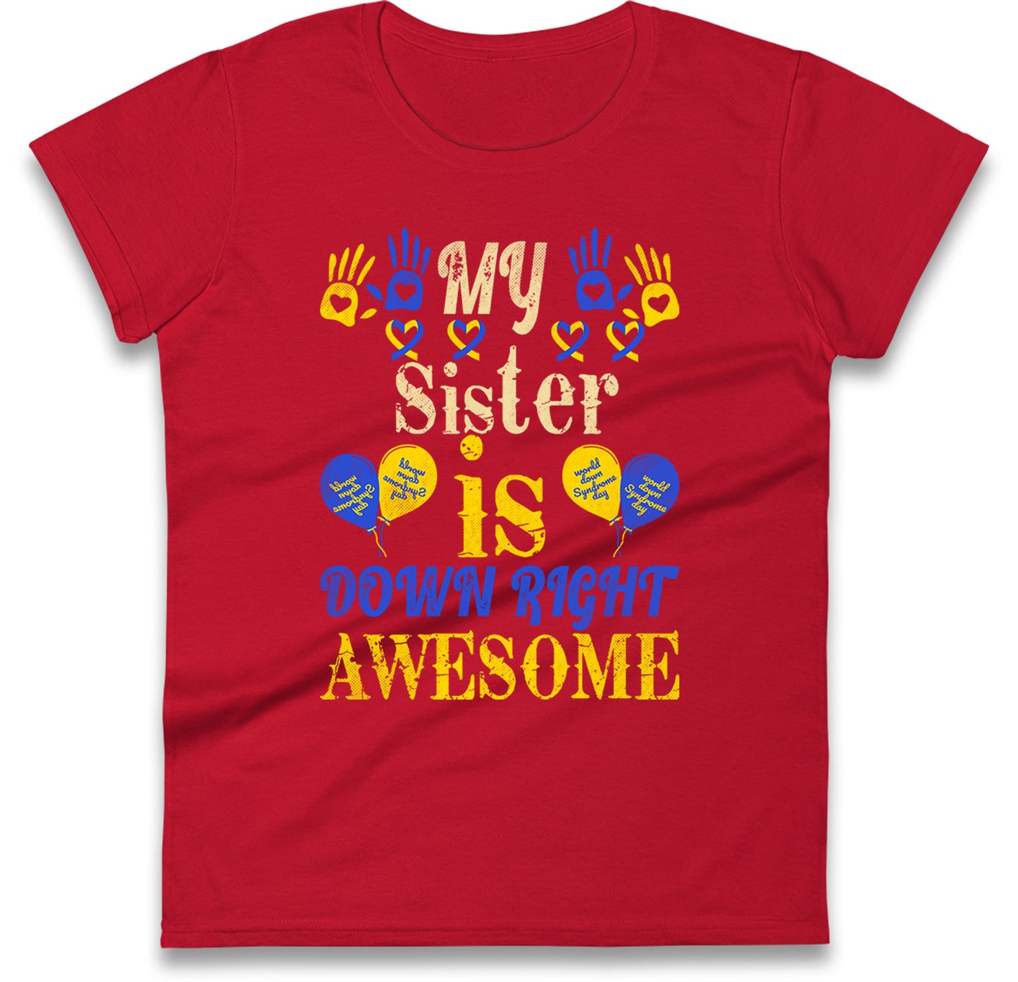 world down syndrome day womens t shirt