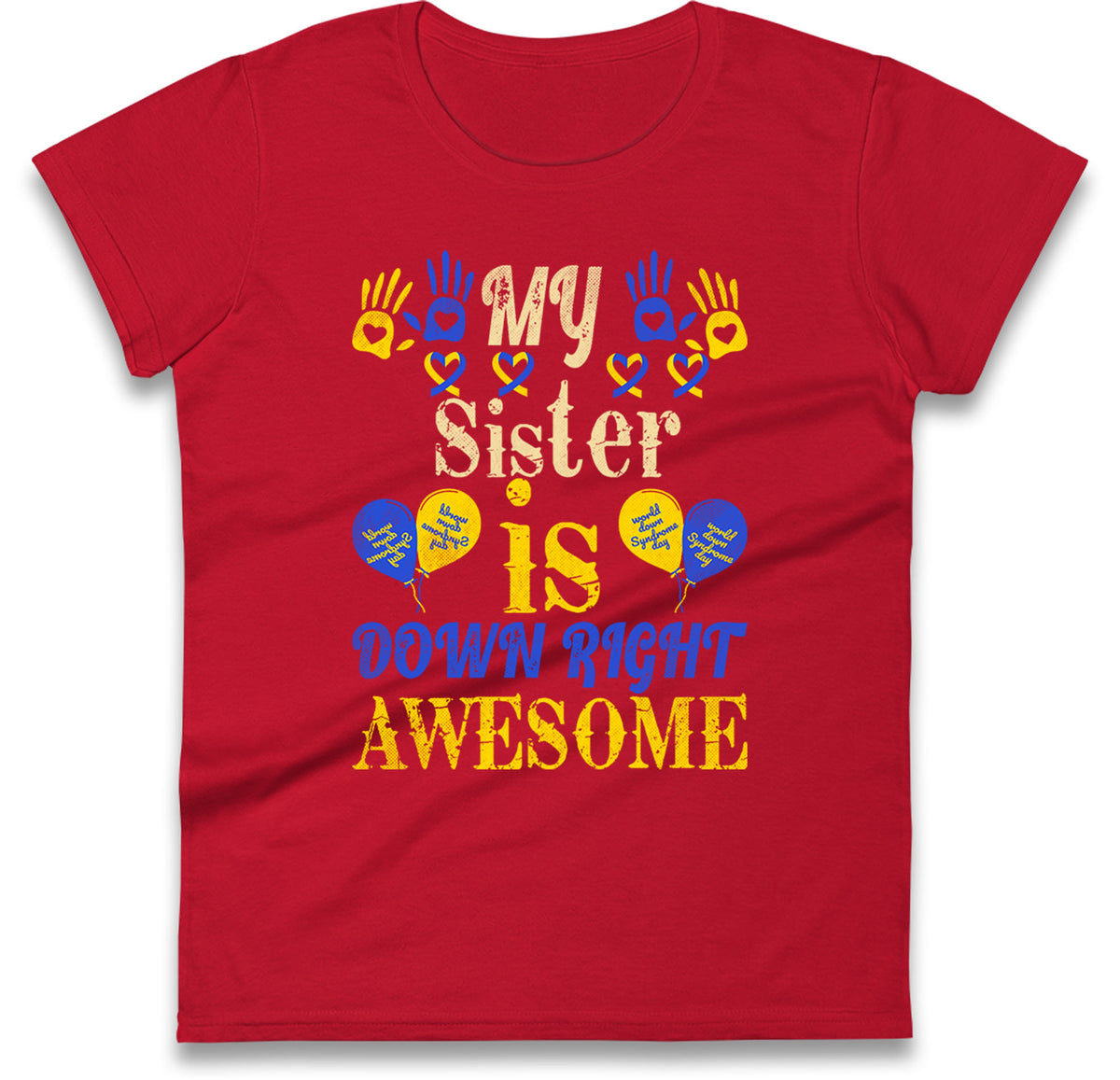 world down syndrome day womens t shirt