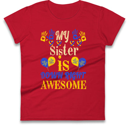 world down syndrome day womens t shirt