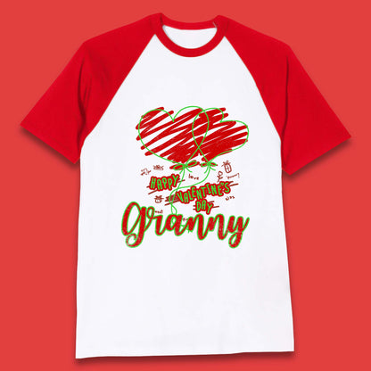 Happy Valentine's Day Granny Baseball T-Shirt