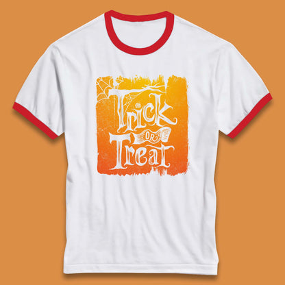 Trick Or Treat Happy Halloween Spooky Season Halloween Vibes Ringer T Shirt