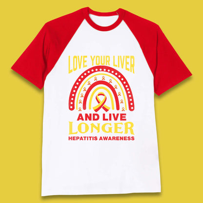 Hepatitis Awareness Baseball T-Shirt