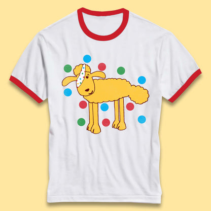 Spotty Pudsey Sheep Children In Need Dotty Spot Charity Raising Pudsey Sheep Ringer T Shirt