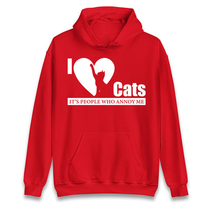 i love cats hoodie