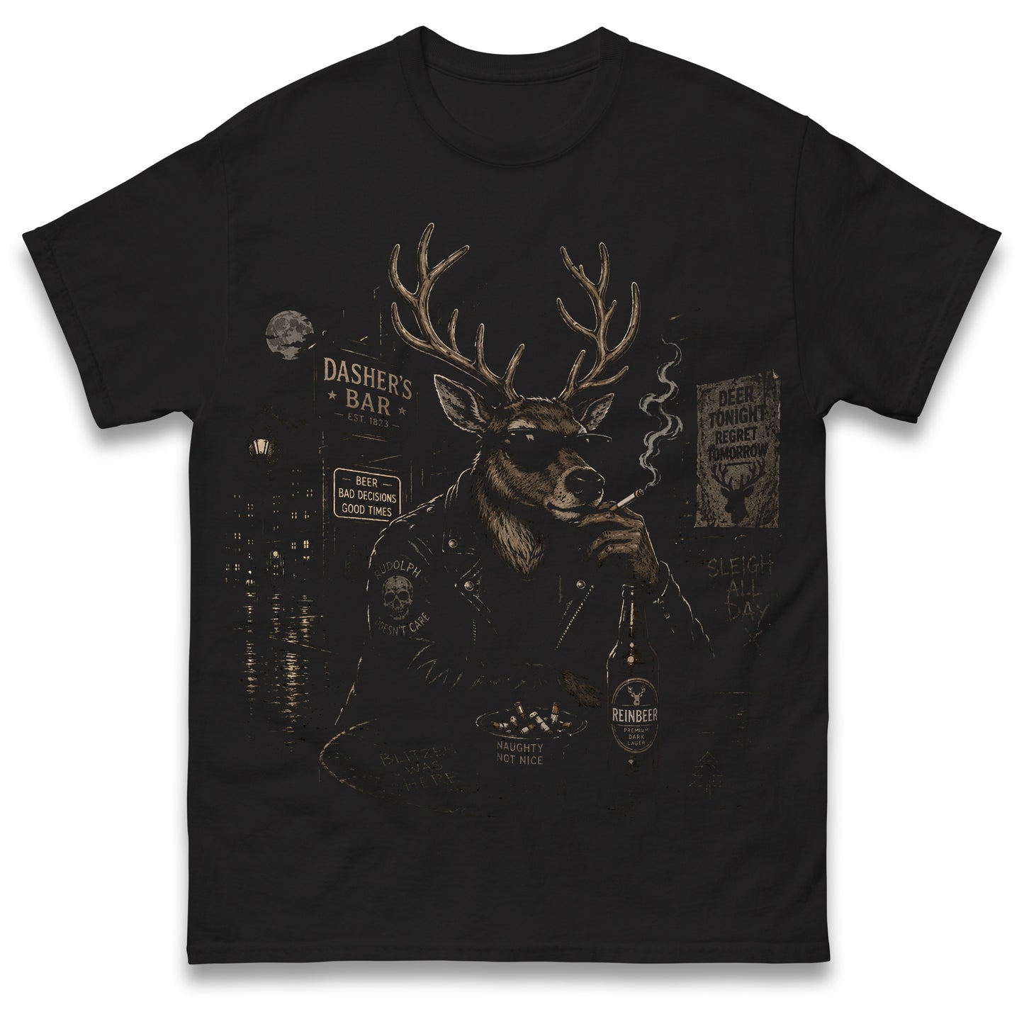 Reindeer T Shirt for Sale