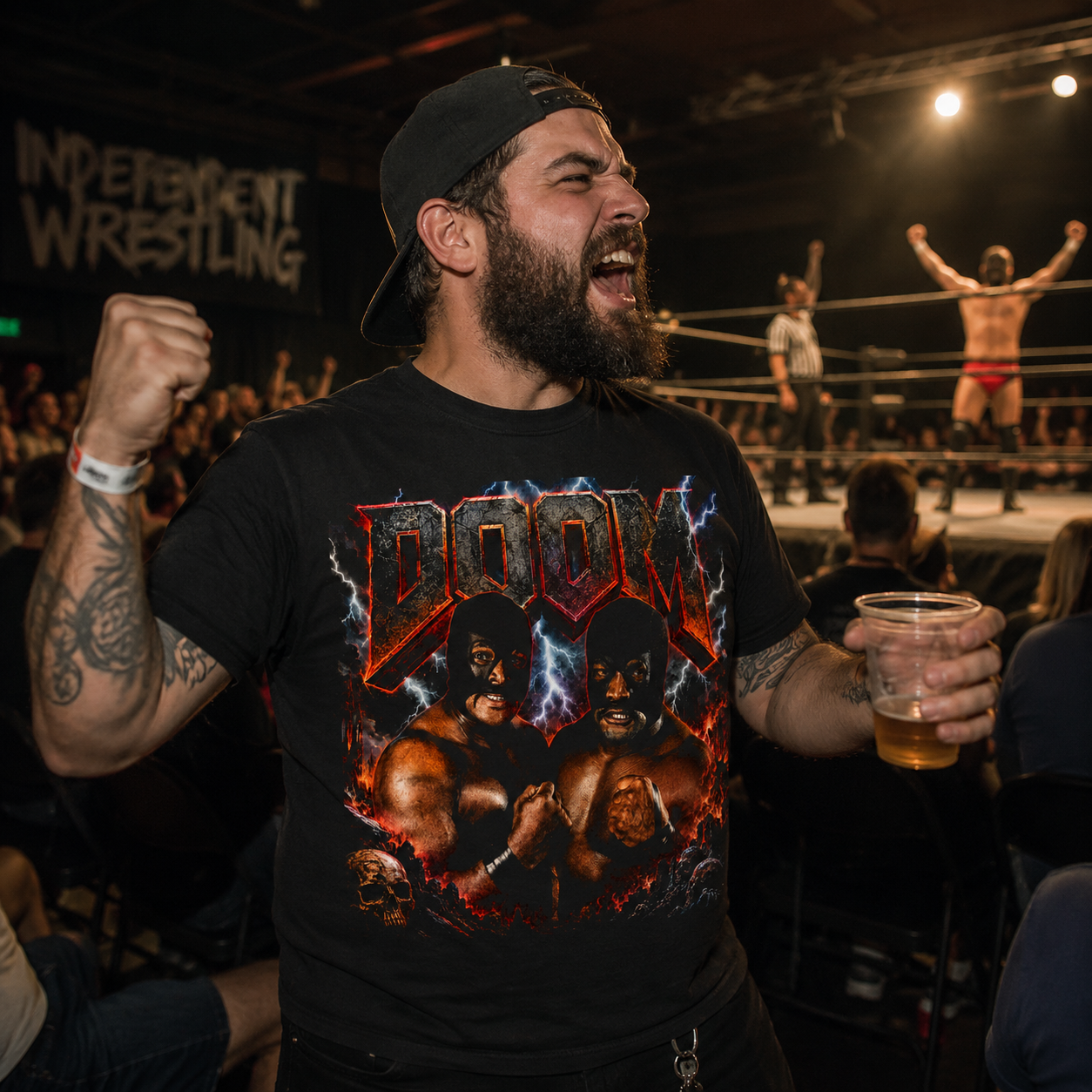 Retro Doom NWA Pro Wrestling Tee
