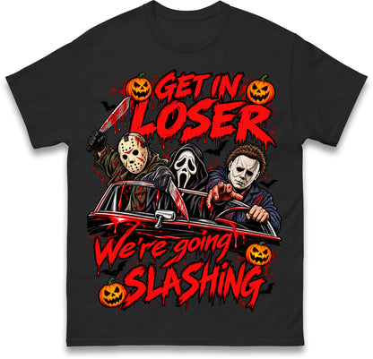 Retro Horror Movie T Shirt Halloween Slasher Villains Tee