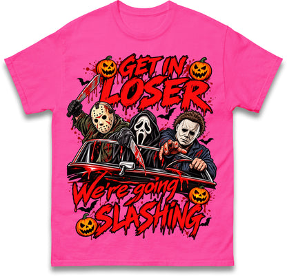 Retro Horror Movie T Shirt Halloween Slasher Villains Tee