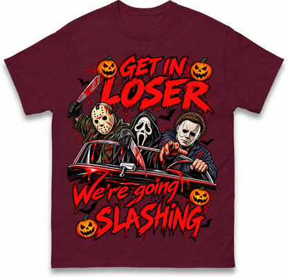 Retro Horror Movie T Shirt Halloween Slasher Villains Tee