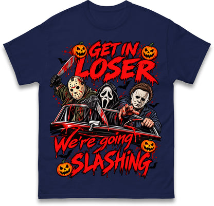 Retro Horror Movie T Shirt Halloween Slasher Villains Tee