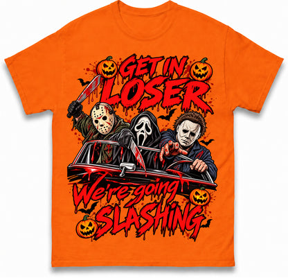 Retro Horror Movie T Shirt Halloween Slasher Villains Tee