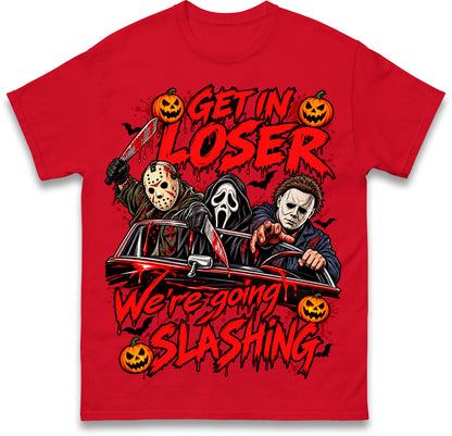 Retro Horror Movie T Shirt Halloween Slasher Villains Tee