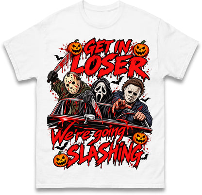 Retro Horror Movie T Shirt Halloween Slasher Villains Tee