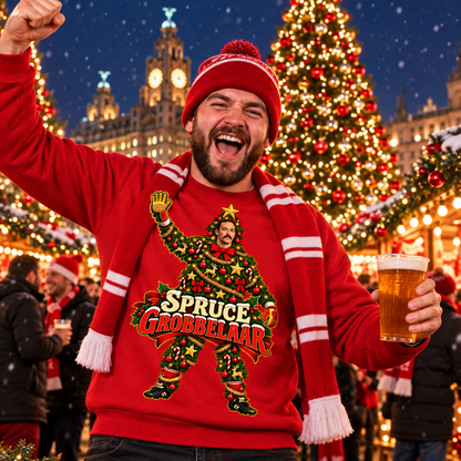 Retro Liverpool Christmas Jumper