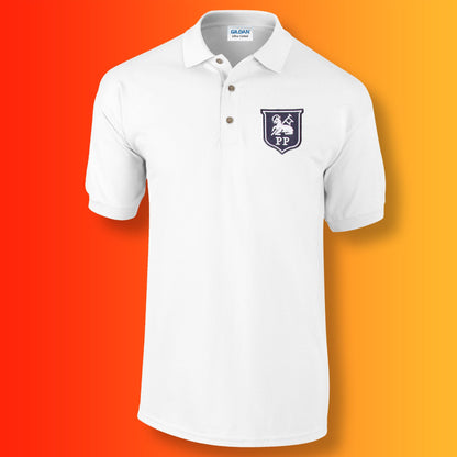 Retro Preston Polo Shirt White