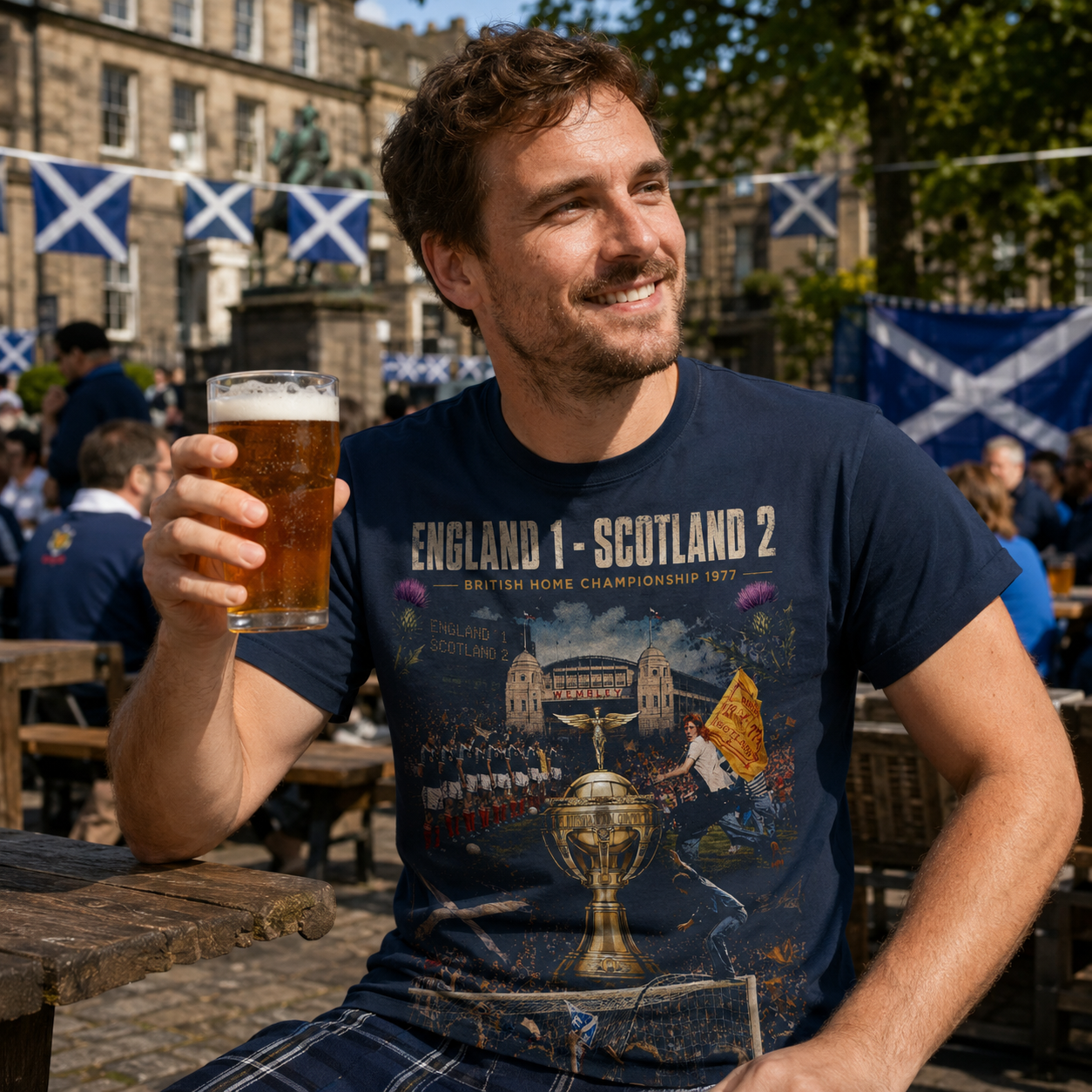 Retro Scotland Football Shirt