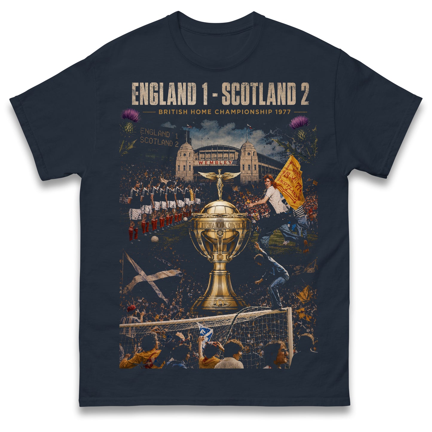 Retro Scotland Football Shirt