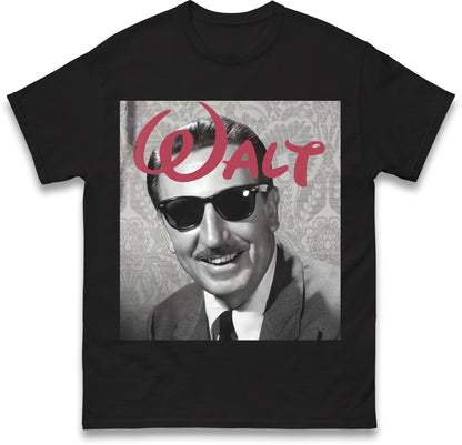 Retro Walt Disney T Shirt Mens Disneyland Magic Kingdom Happiest Place On Earth Fan Gift