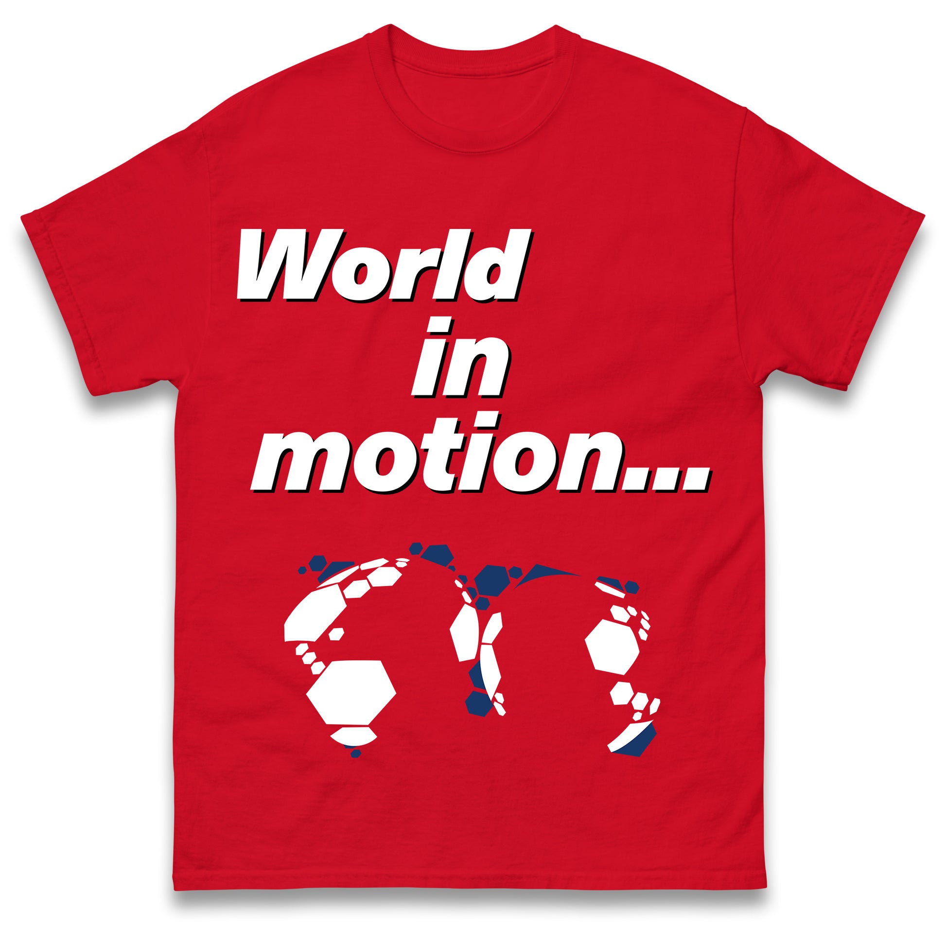 Retro World in Motion T Shirt