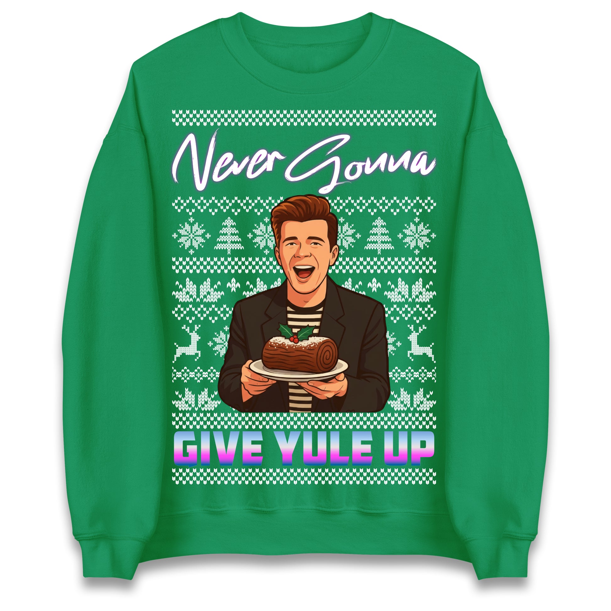 Rick Astley Christmas Jumper