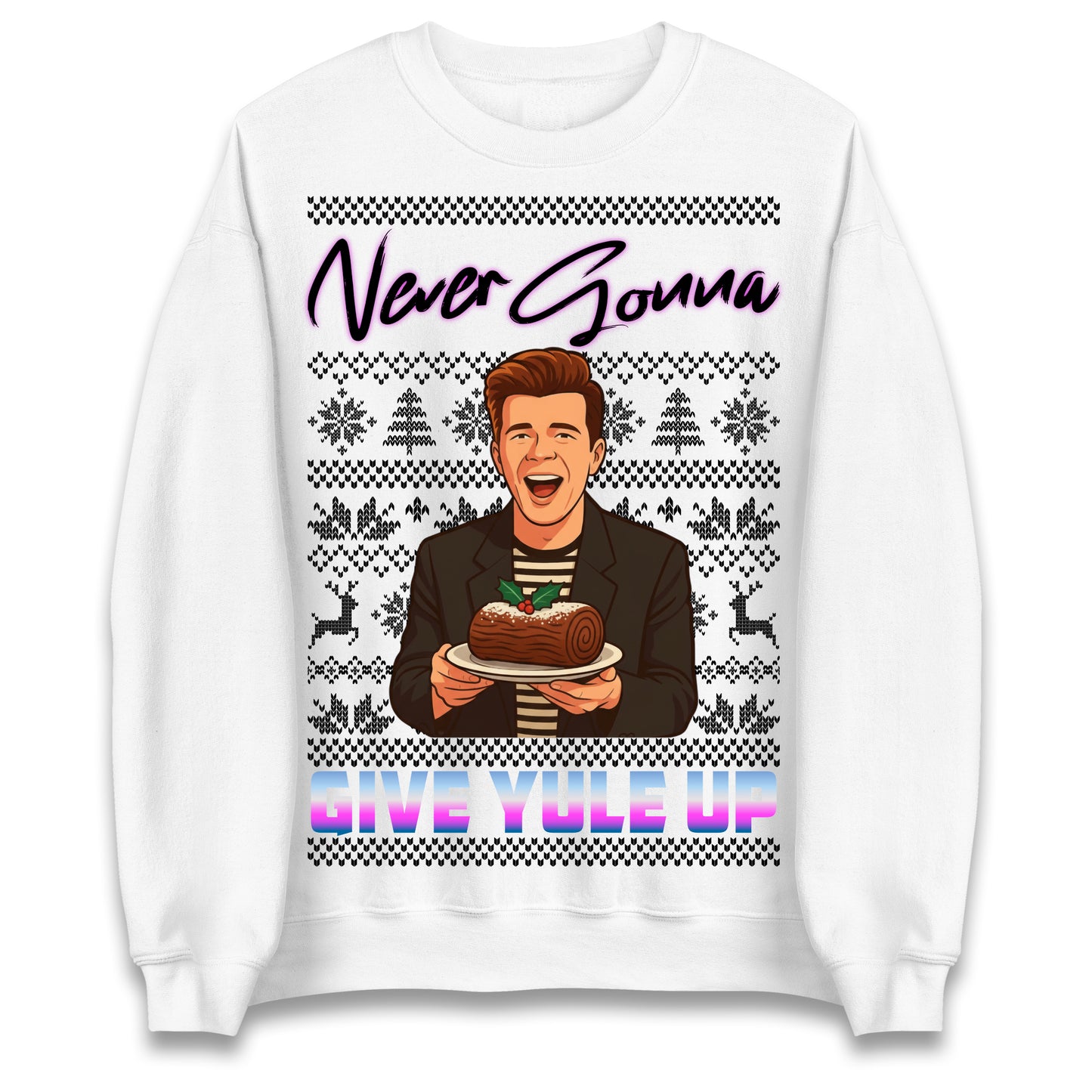 Rick Astley Christmas Jumper