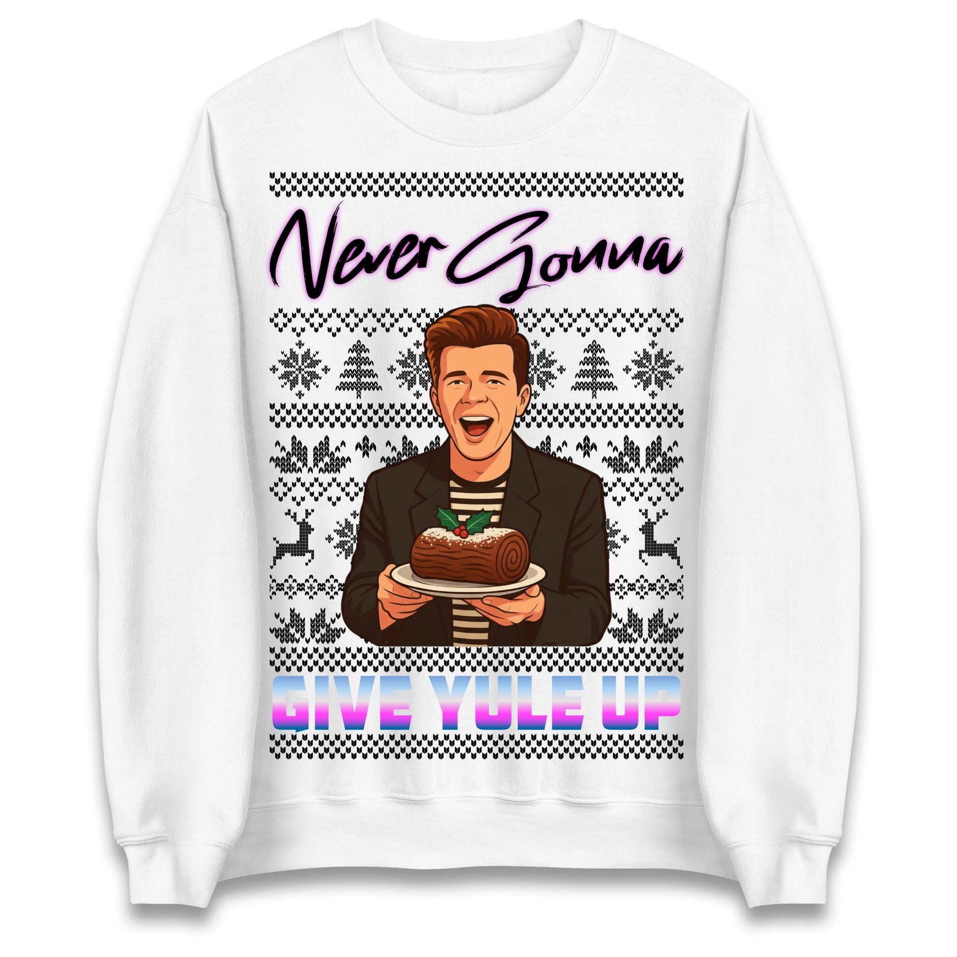 Rick Astley Christmas Jumper